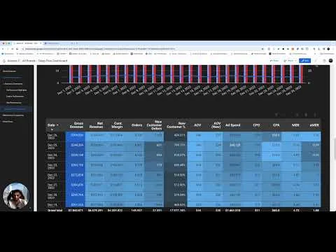 Avenue Z dashboard frame displaying custom agency layout and executive summary widgets