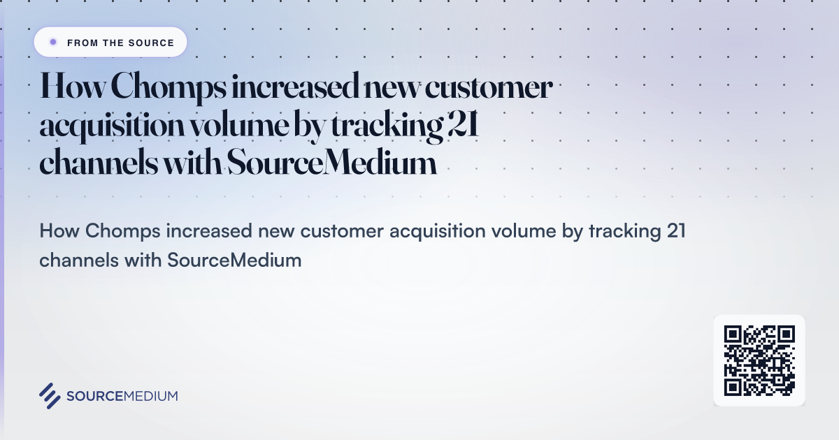How Chomps increased new customer acquisition volume by tracking 21 ...